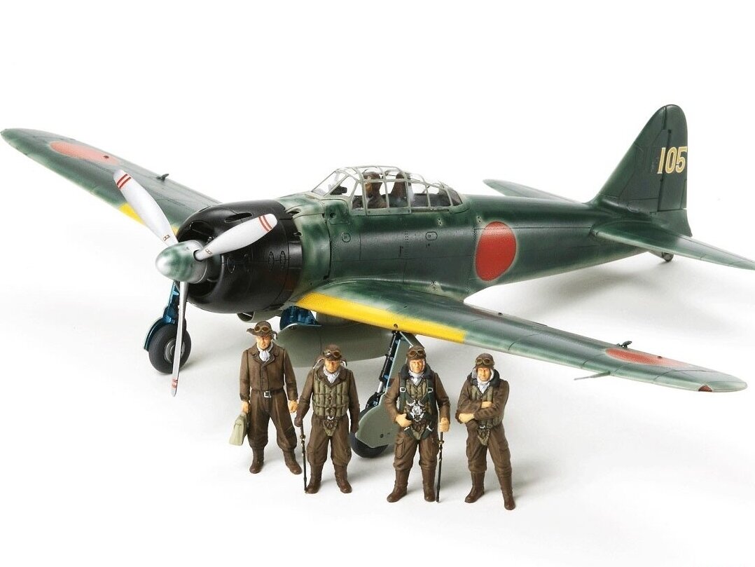 Tamiya - Mitsubishi A6M3/3a Zero Fighter, 1/48, 61108 1 Tamiya - Mitsubishi A6M3/3a Zero Fighter, 1/48, 61108 1