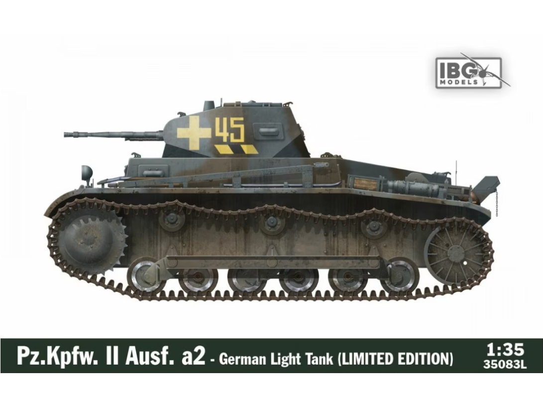 IBG Models - Pz.Kpfw. II Ausf. a2 German Light Tank Limited Edition, 1/35, 35083L