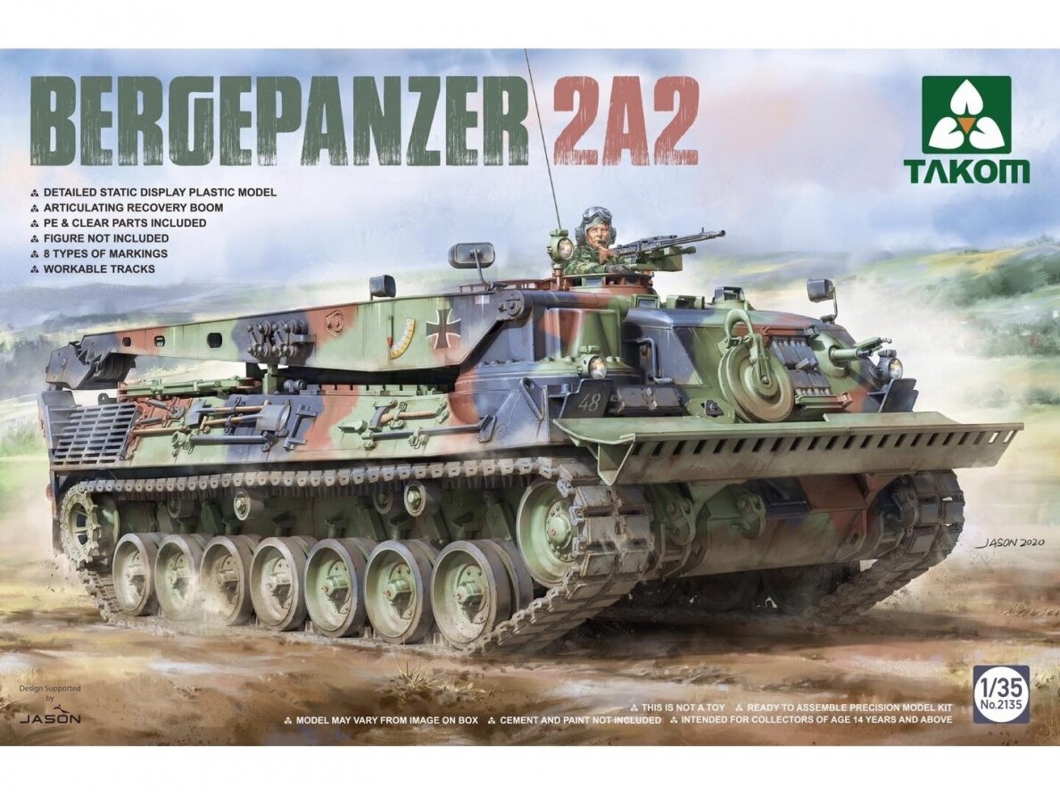 Takom - Bergepanzer 2A2, 1/35, 2135 Takom - Bergepanzer 2A2, 1/35, 2135