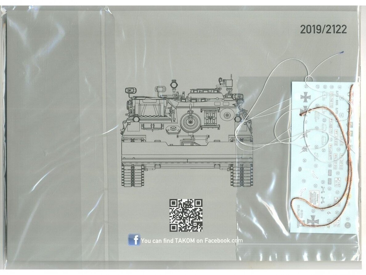 Takom - Bergepanzer 2 (Leopard 1), 1/35, 2122 6 Takom - Bergepanzer 2 (Leopard 1), 1/35, 2122 6
