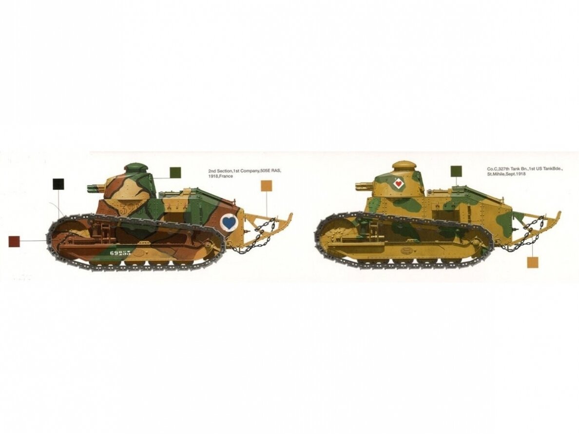 Takom - French Light Tank Renault FT Char Canon/Girod Turret, 1/16, 1001 9 Takom - French Light Tank Renault FT Char Canon/Girod Turret, 1/16, 1001 9