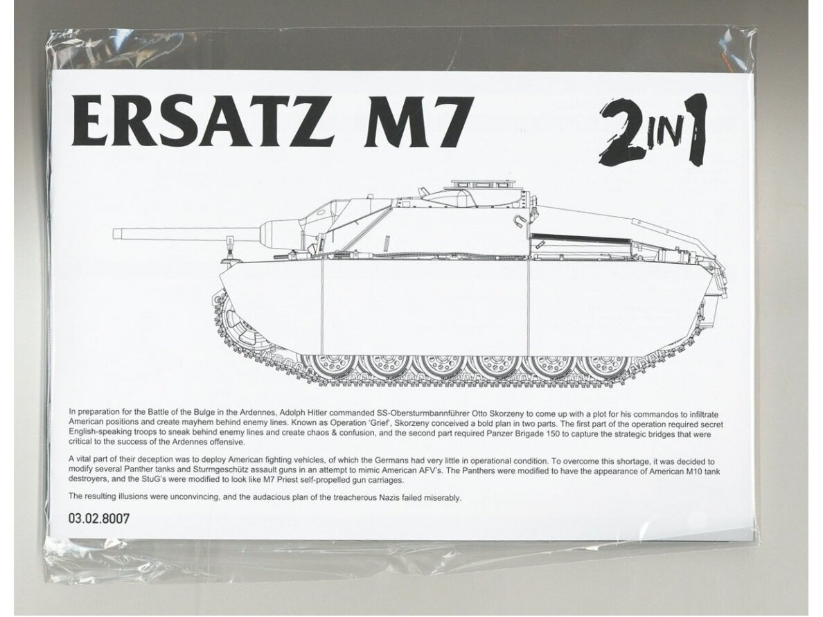 Takom - Ersatz M7 2 in 1, 1/35, 8007 7 Takom - Ersatz M7 2 in 1, 1/35, 8007 7