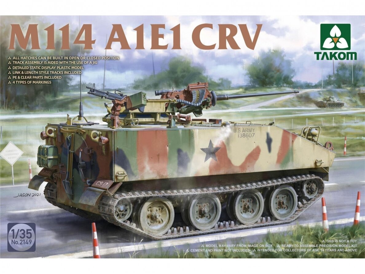 Takom - M114A1E1 CRV (M114A2), 1/35, 2149 Takom - M114A1E1 CRV (M114A2), 1/35, 2149