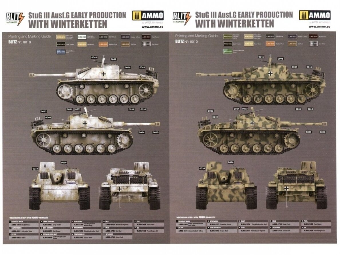 Takom - StuG III Ausf.G with Winterketten Early Production, 1/35, 8010 9 Takom - StuG III Ausf.G with Winterketten Early Production, 1/35, 8010 9