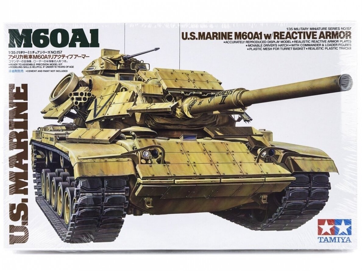 Tamiya - U.S Marine M60A1, 1/35, 35157 Tamiya - U.S Marine M60A1, 1/35, 35157