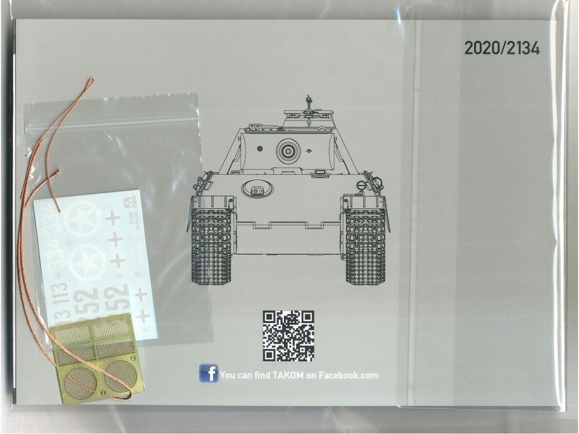 Takom - Panther Ausf.G Early Production with Zimmerit, 1/35, 2134 7 Takom - Panther Ausf.G Early Production with Zimmerit, 1/35, 2134 7