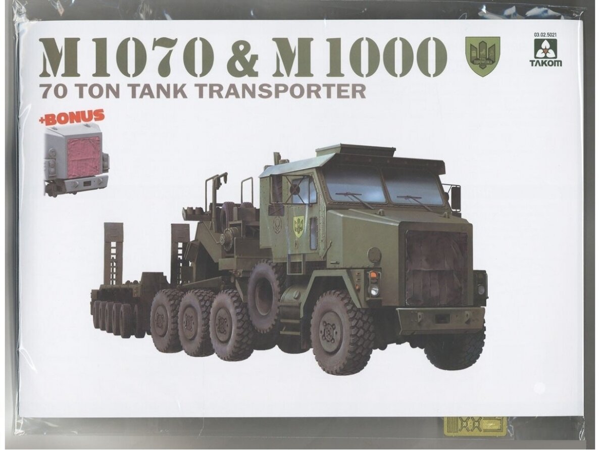 Takom - M1070 & M1000 70 Ton Tank Transporter, 1/72, 5021 5 Takom - M1070 & M1000 70 Ton Tank Transporter, 1/72, 5021 5