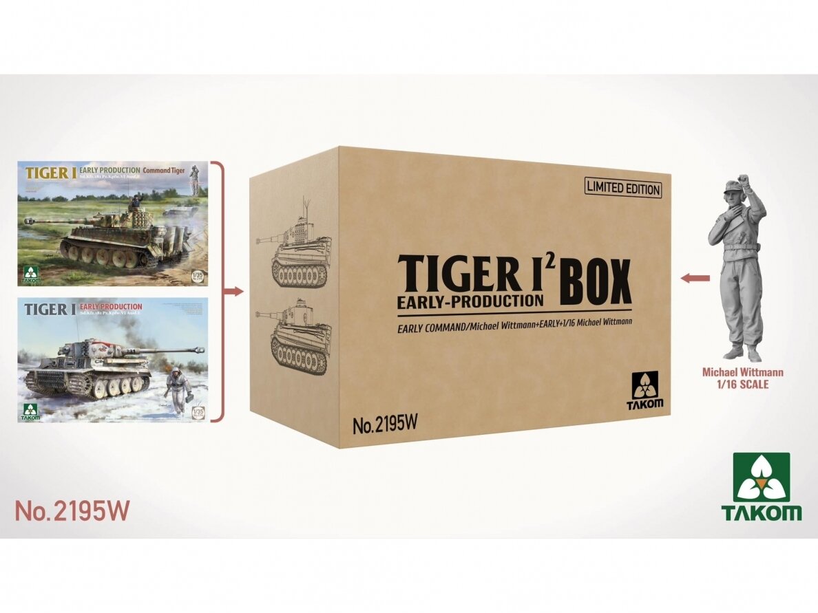 Takom - TIGER I² early production Box, 1/35, 2195W Takom - TIGER I² early production Box, 1/35, 2195W