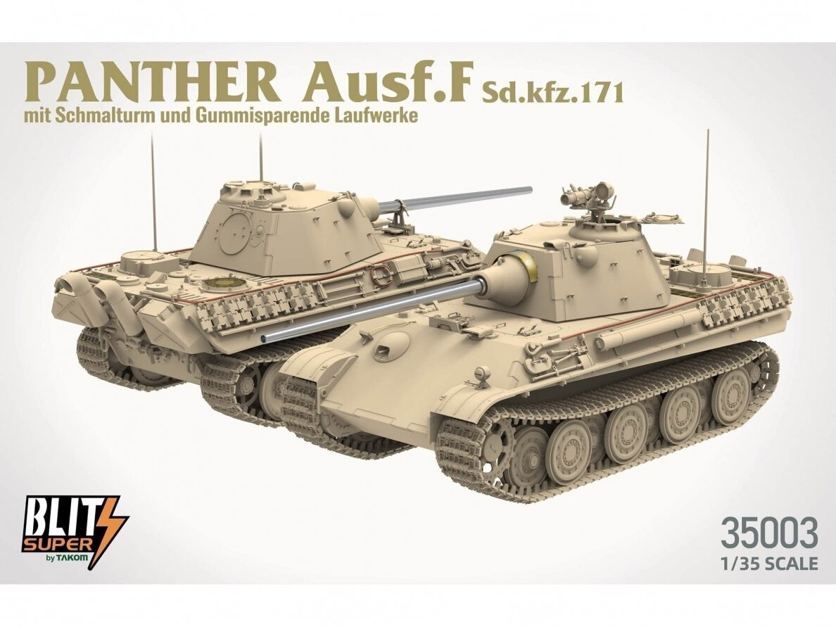 Takom - Panther Ausf. F mit Schmalturm und Gummisparende Laufwerke Sd.kfz. 171, 35003 1 Takom - Panther Ausf. F mit Schmalturm und Gummisparende Laufwerke Sd.kfz. 171, 35003 1