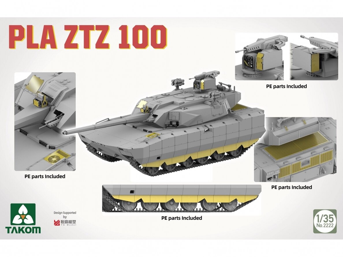Takom - PLA ZTZ 100, 1/35, 2222 4 Takom - PLA ZTZ 100, 1/35, 2222 4