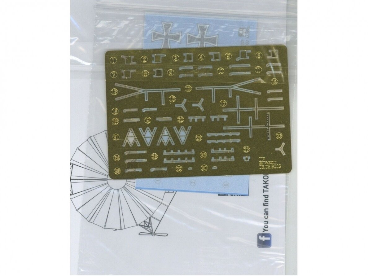 Takom - Zeppelin Q Class Airship, 1/350, 6003 5 Takom - Zeppelin Q Class Airship, 1/350, 6003 5