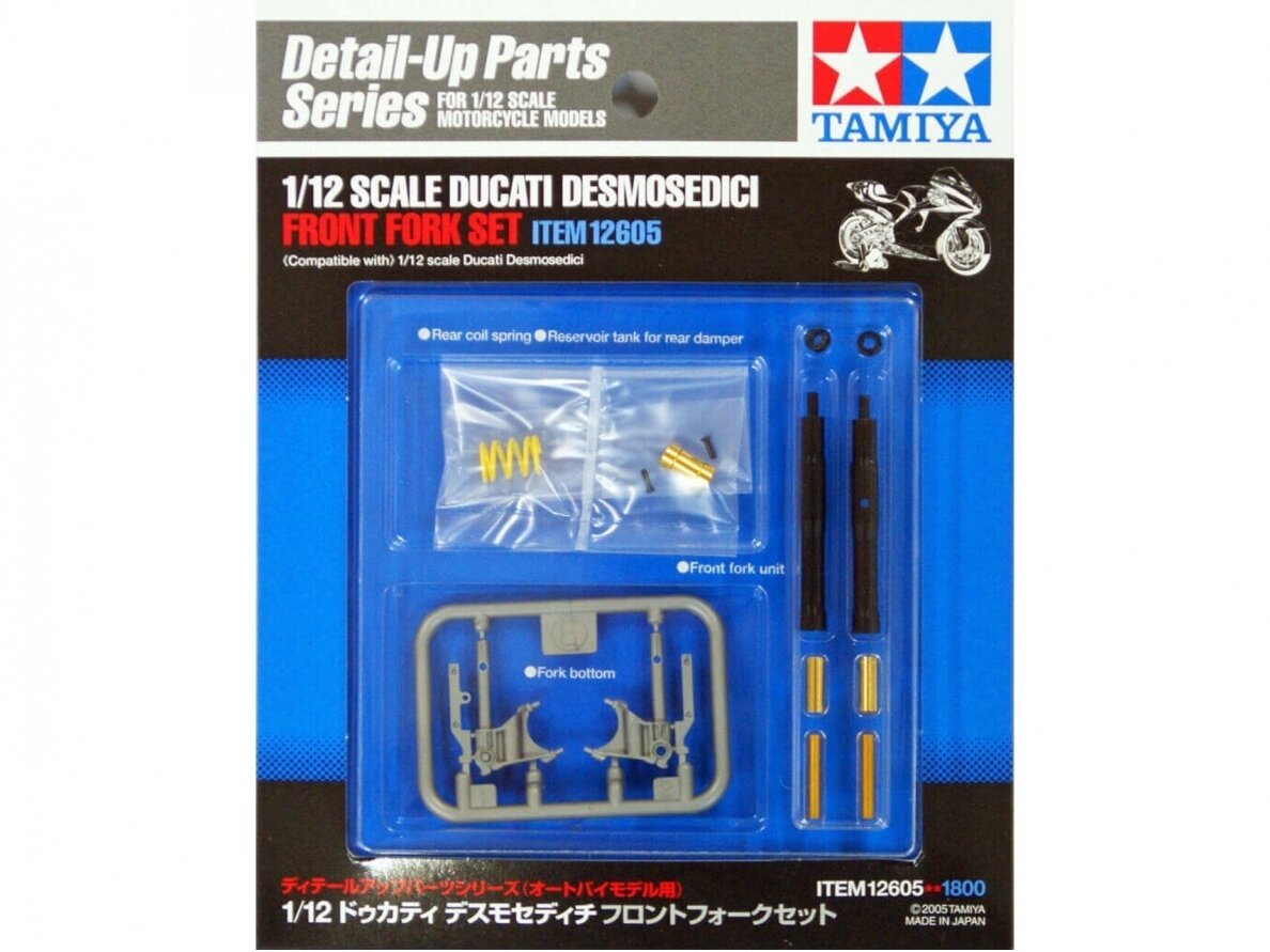 Tamiya - Ducati Desmosedici Front Fork Set (for Tamiya), 12605 Tamiya - Ducati Desmosedici Front Fork Set (for Tamiya), 12605