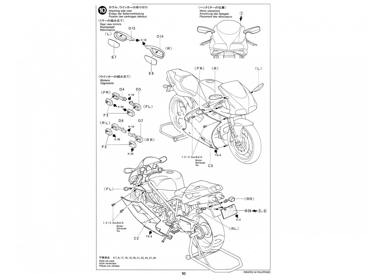 Tamiya - Ducati 916, 1/12, 14068 15 Tamiya - Ducati 916, 1/12, 14068 15