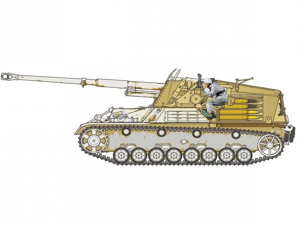Tamiya - Nashorn 8.8cm Pak43/1 auf Geschützwagen III/IV(Sd.Kfz.164), 1/35, 35335 15 Tamiya - Nashorn 8.8cm Pak43/1 auf Geschützwagen III/IV(Sd.Kfz.164), 1/35, 35335 15