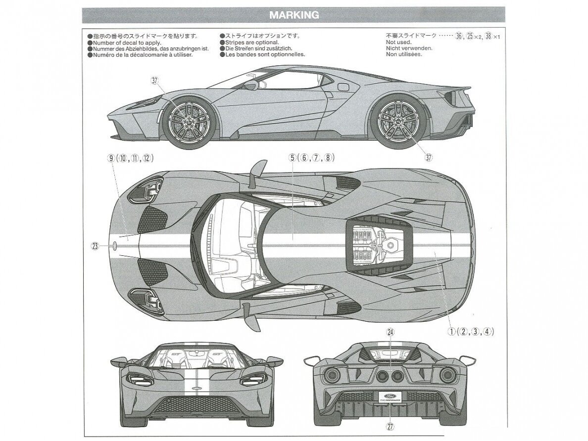 Tamiya - Ford GT, 1/24, 24346 17