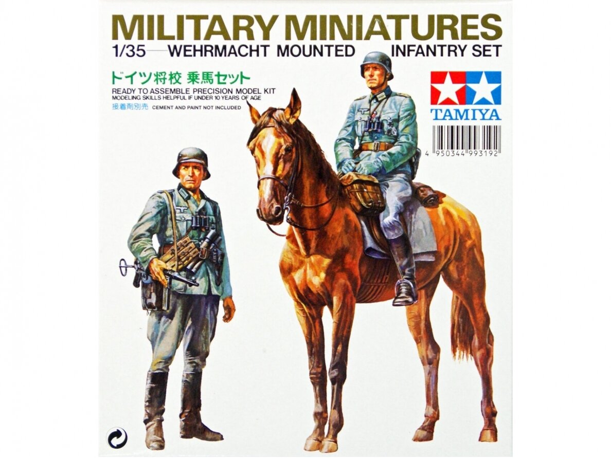 Tamiya - Wehrmacht Mounted Infantry Set, 1/35, 35053