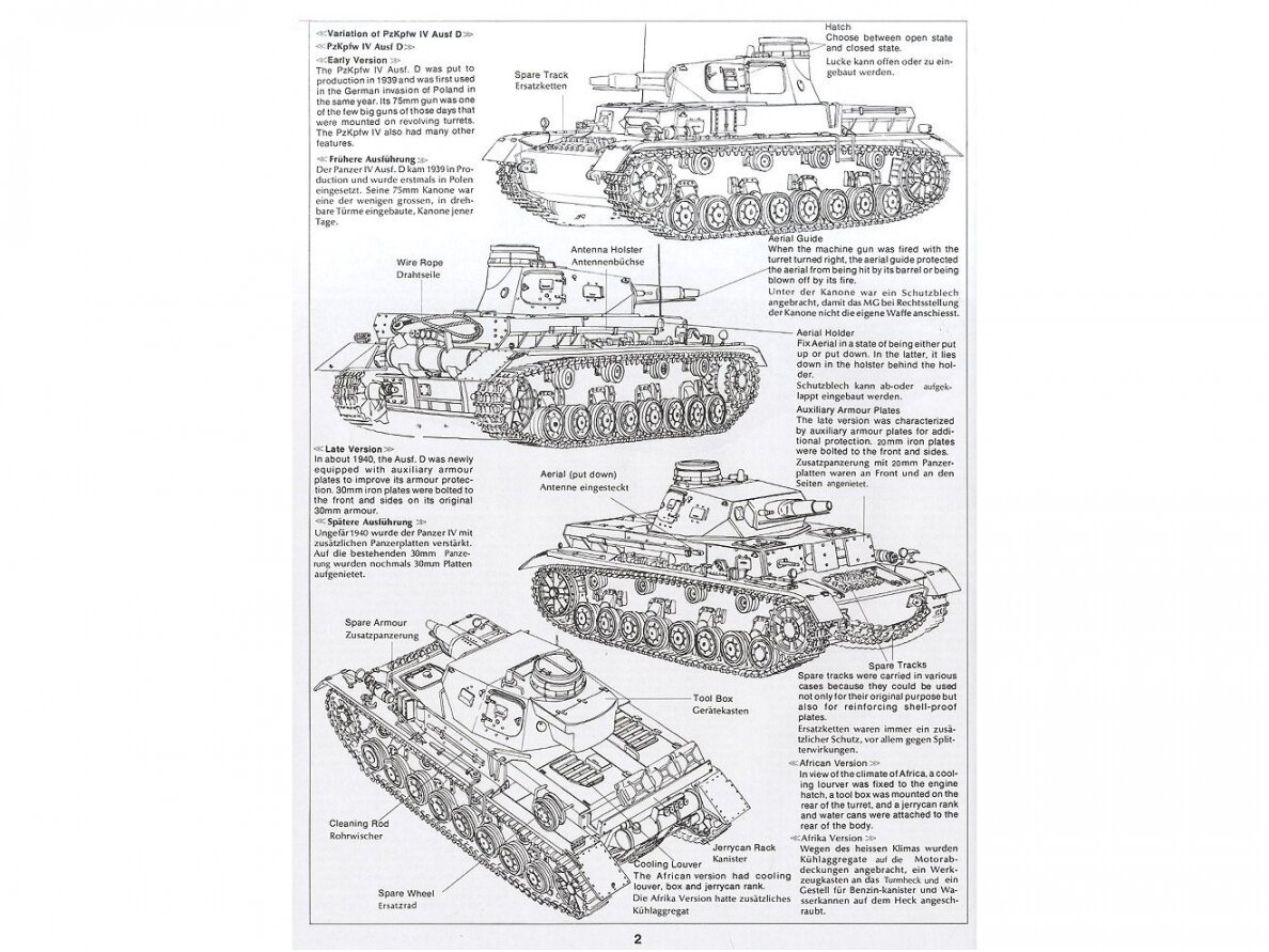 Tamiya - German Pz.Kpfw. IV Ausf.D, 1/35, 35096 8 Tamiya - German Pz.Kpfw. IV Ausf.D, 1/35, 35096 8