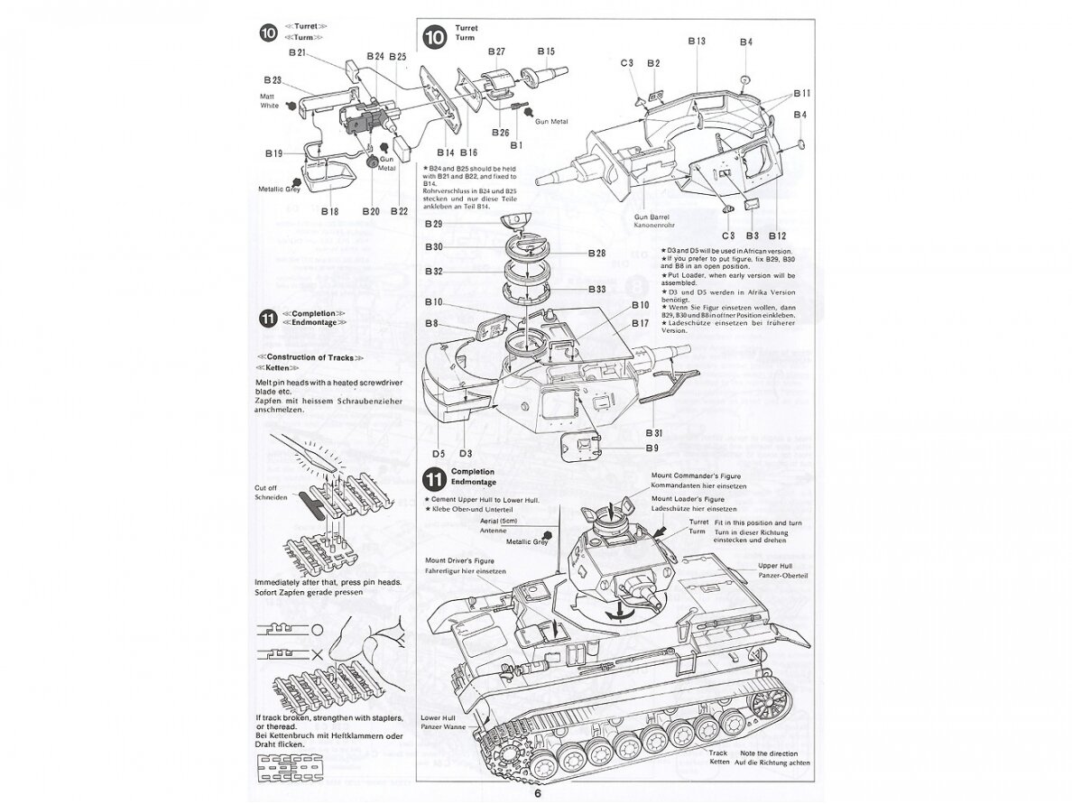 Tamiya - German Pz.Kpfw. IV Ausf.D, 1/35, 35096 12 Tamiya - German Pz.Kpfw. IV Ausf.D, 1/35, 35096 12