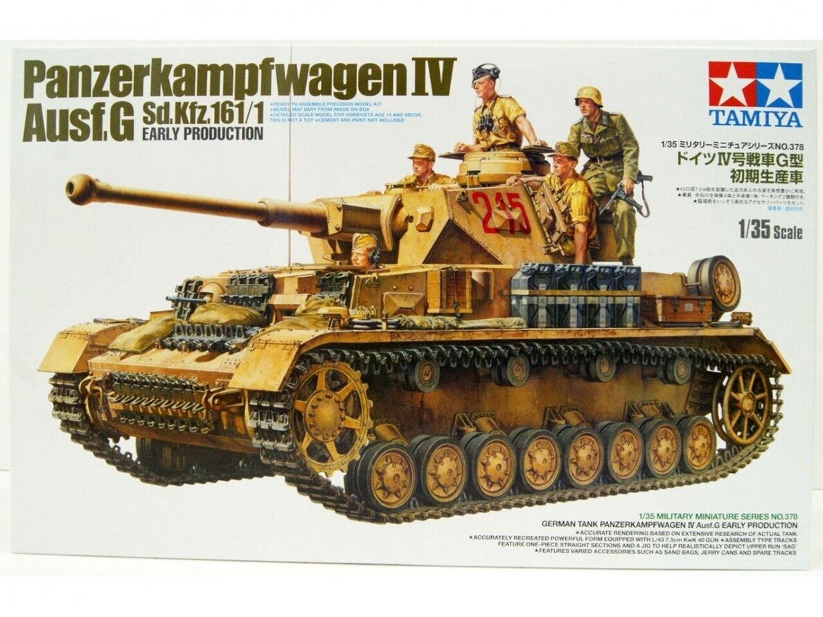 Tamiya - Panzerkampfwagen IV Ausf. G Sd.Kfz. 161/1 early production, 1/35, 35378 Tamiya - Panzerkampfwagen IV Ausf. G Sd.Kfz. 161/1 early production, 1/35, 35378