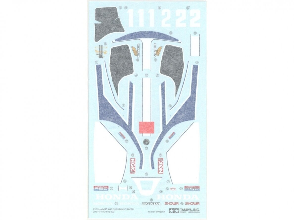 Tamiya - Honda RS1000 Endurance Racer 1981, 1/12, 14014 6 Tamiya - Honda RS1000 Endurance Racer 1981, 1/12, 14014 6