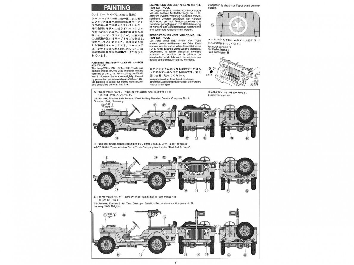 Tamiya - Jeep Willys MB, 1/35, 35219 4 Tamiya - Jeep Willys MB, 1/35, 35219 4