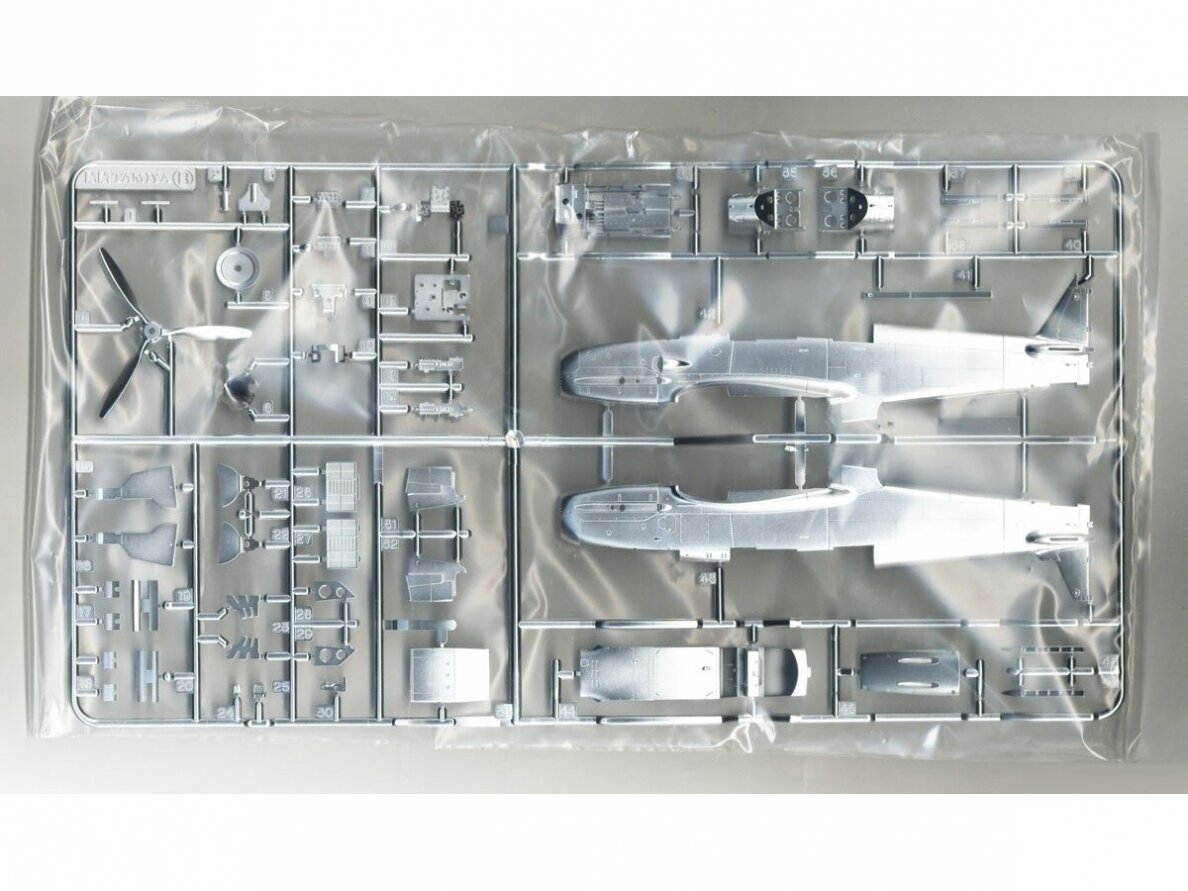 Tamiya - Kawasaki Ki-61-Id Hien (Tony) Silver Color Plated w/Camo Decals, 1/48, 25424 15 Tamiya - Kawasaki Ki-61-Id Hien (Tony) Silver Color Plated w/Camo Decals, 1/48, 25424 15