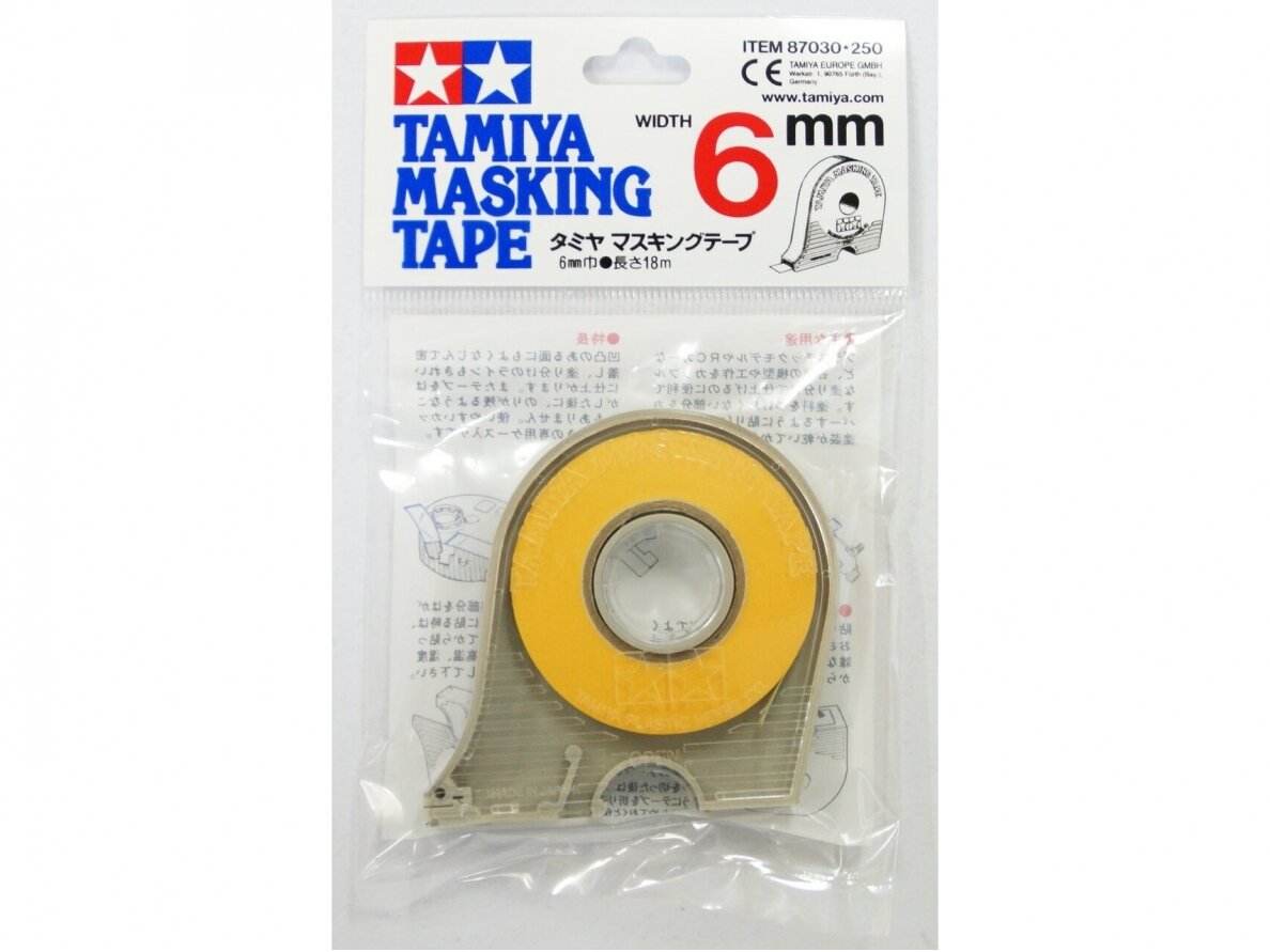 Tamiya - Masking Tape 6mm, 87030 Tamiya - Masking Tape 6mm, 87030
