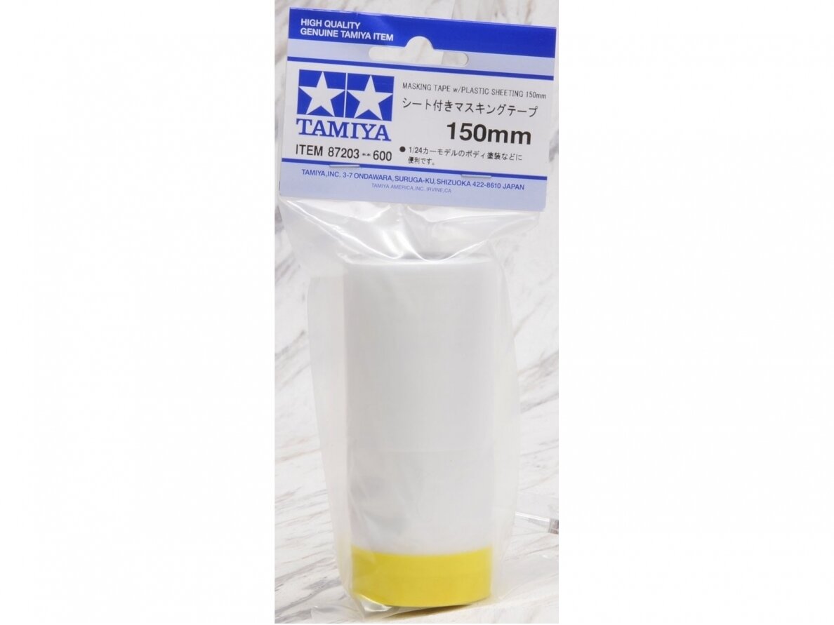Tamiya - Maskēšanas lente ar plēvi - 150mm, 87203 Tamiya - Maskēšanas lente ar plēvi - 150mm, 87203