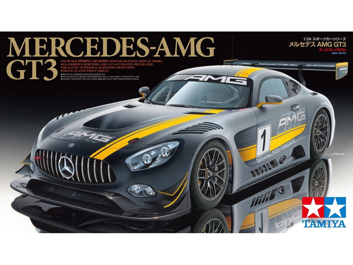 Tamiya - Mercedes AMG GT3, 1/24, 24345 Tamiya - Mercedes AMG GT3, 1/24, 24345