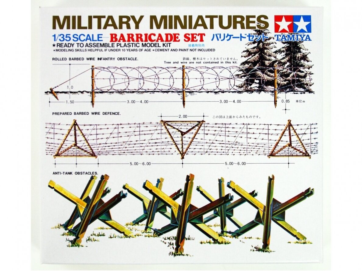 Tamiya - Barricade Set, 1/35, 35027 Tamiya - Barricade Set, 1/35, 35027