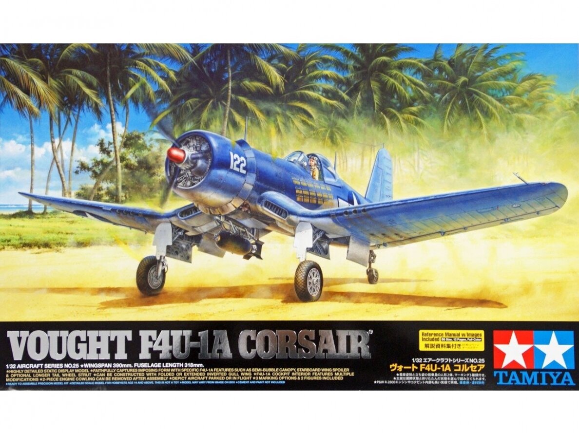 Tamiya - Vought F4U-1A Corsair, 1/32, 60325 Tamiya - Vought F4U-1A Corsair, 1/32, 60325