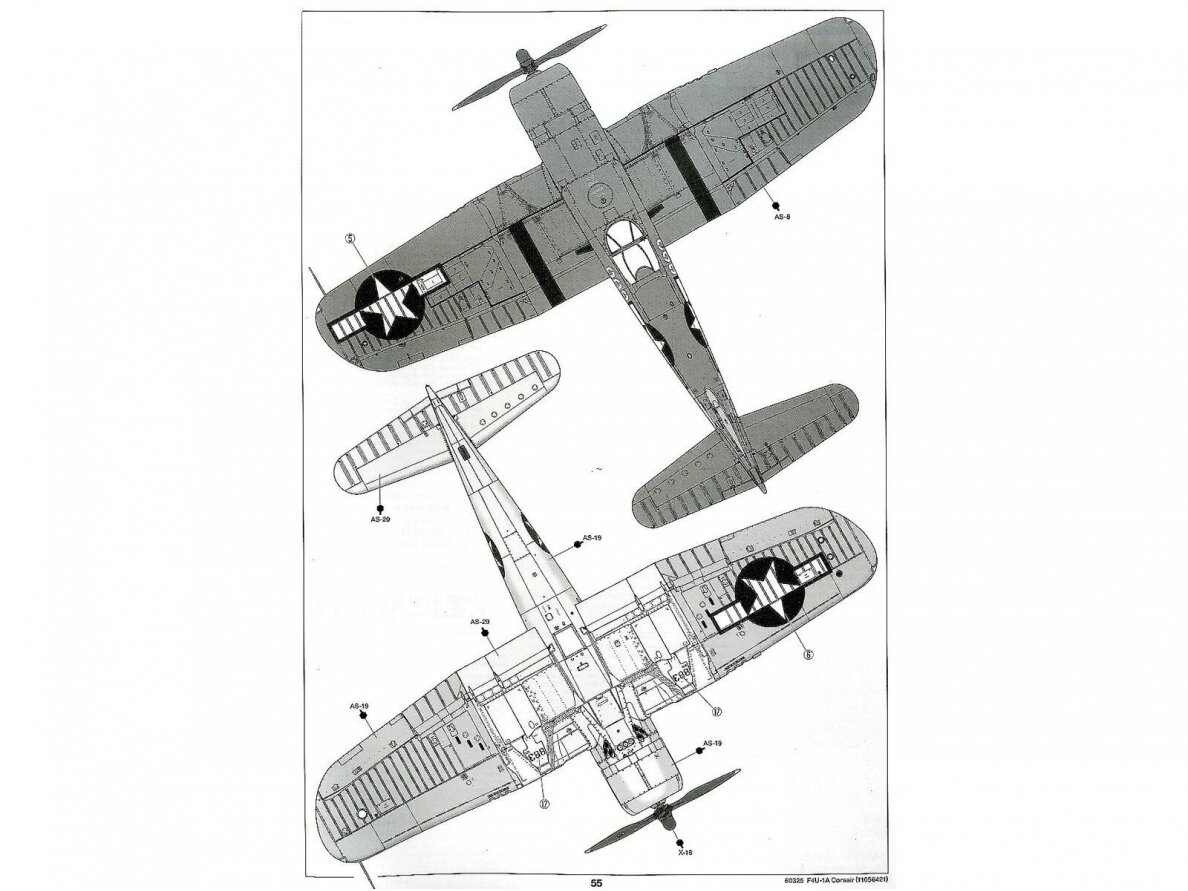 Tamiya - Vought F4U-1A Corsair, 1/32, 60325 28 Tamiya - Vought F4U-1A Corsair, 1/32, 60325 28