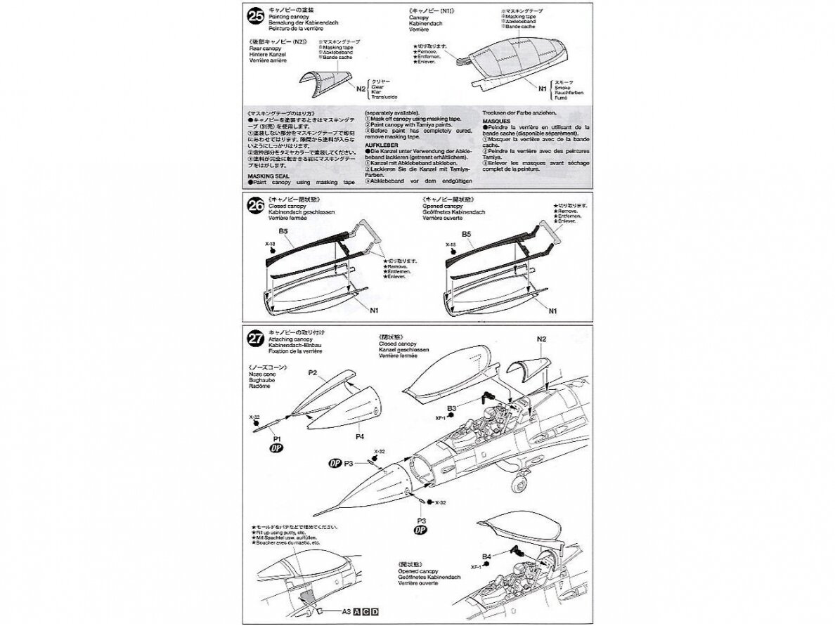 Tamiya - F-16C/N "Aggressor/Adversary", 1/48, 61106 23 Tamiya - F-16C/N "Aggressor/Adversary", 1/48, 61106 23