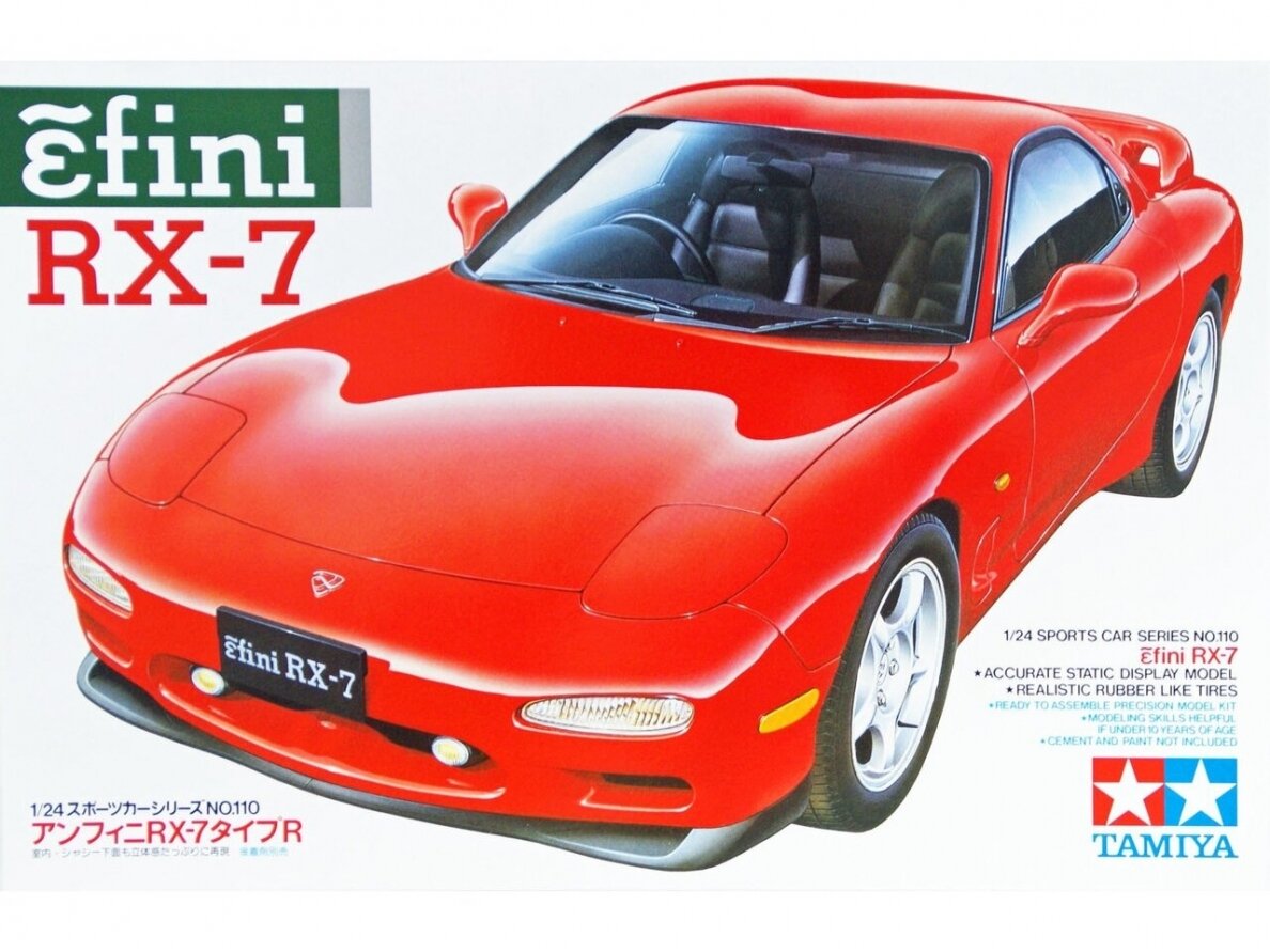 Tamiya - Mazda Efini RX-7, 1/24, 24110 Tamiya - Mazda Efini RX-7, 1/24, 24110