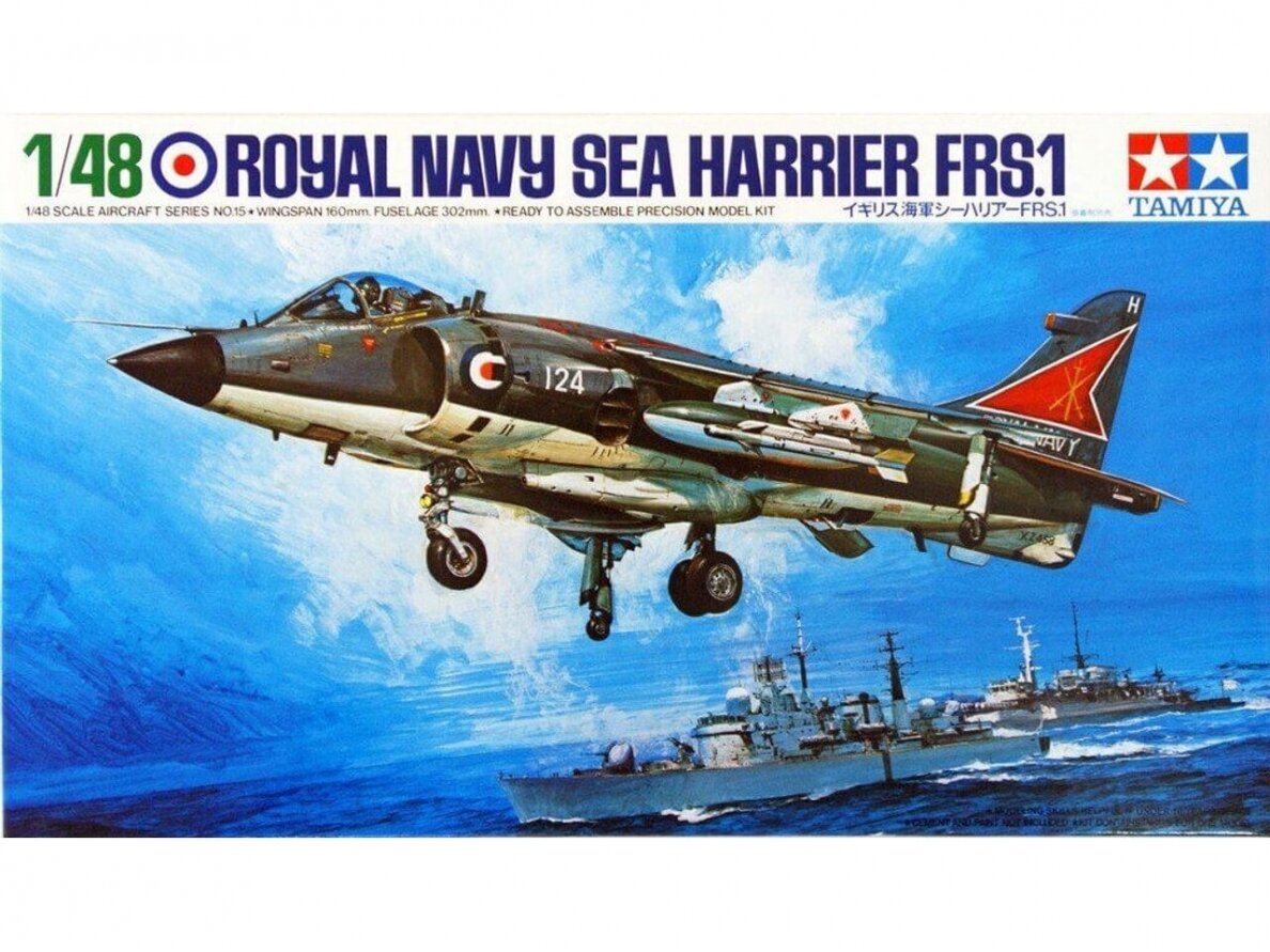 Tamiya - Royal Navy Hawker Siddeley Sea Harrier FRS.1, 1/48, 61026 Tamiya - Royal Navy Hawker Siddeley Sea Harrier FRS.1, 1/48, 61026