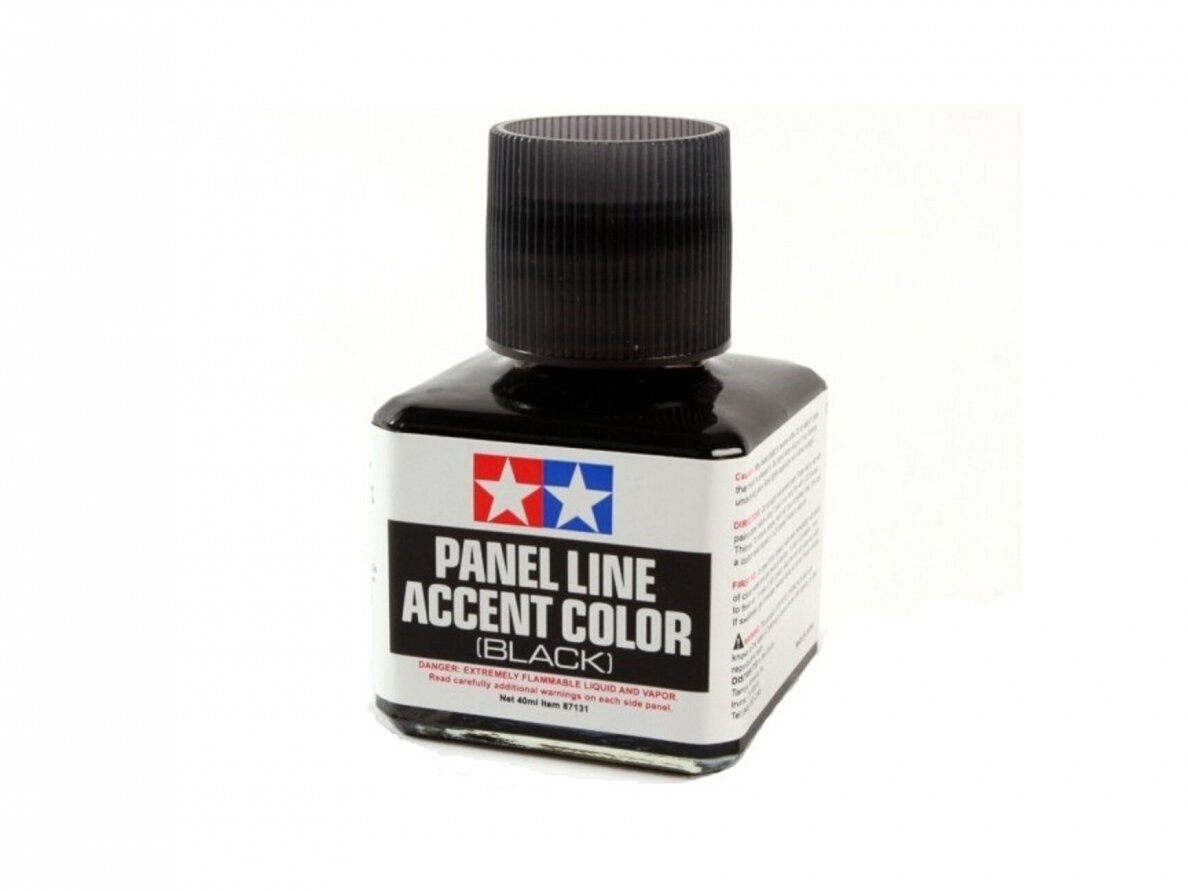 Tamiya - Panel line accent color Black, 40ml, 87131 Tamiya - Panel line accent color Black, 40ml, 87131