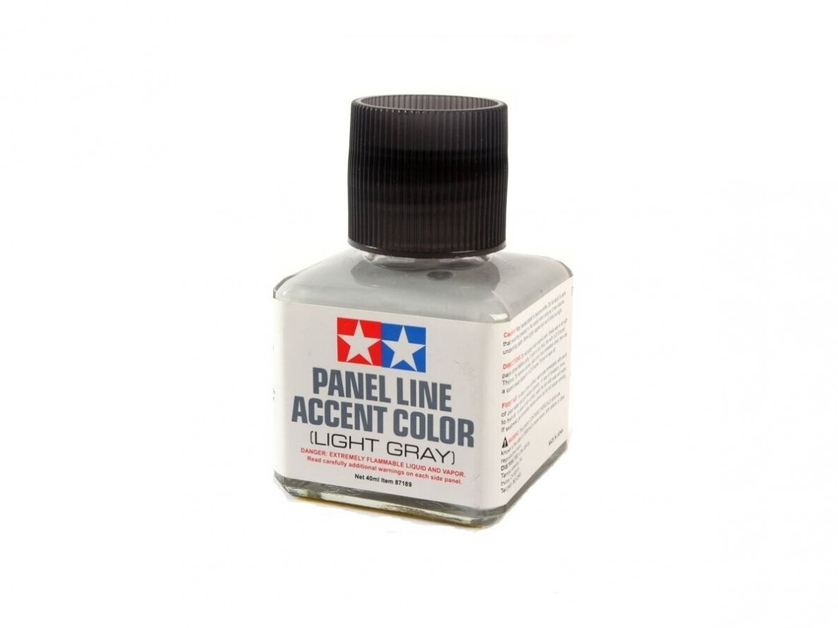 Tamiya - Panel line accent color Light Grey, 40ml, 87189 Tamiya - Panel line accent color Light Grey, 40ml, 87189
