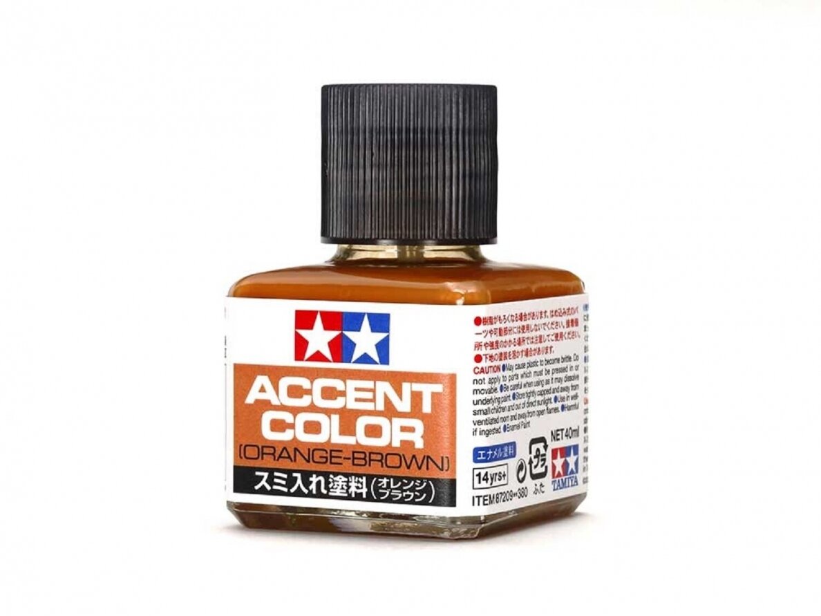 Tamiya - Panel line accent color Orange-Brown, 40ml, 87209 Tamiya - Panel line accent color Orange-Brown, 40ml, 87209