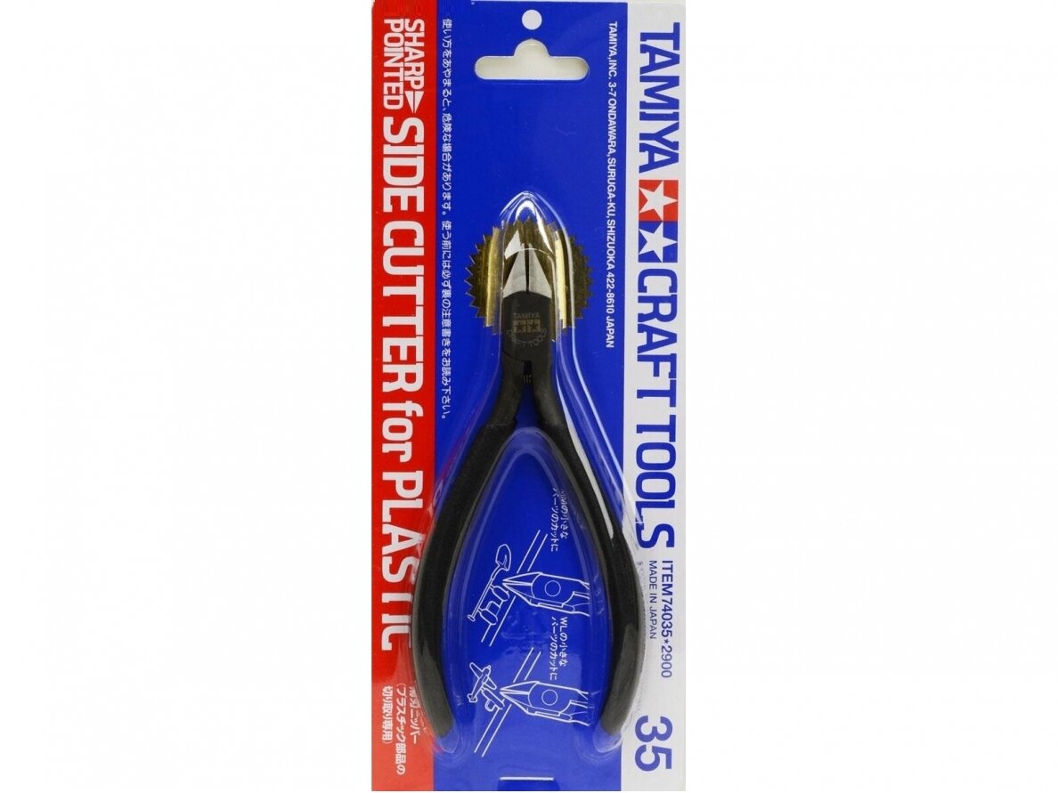 Tamiya - Sharp pointed Side cutter (Lõiketangid), 74035 Tamiya - Sharp pointed Side cutter (Lõiketangid), 74035
