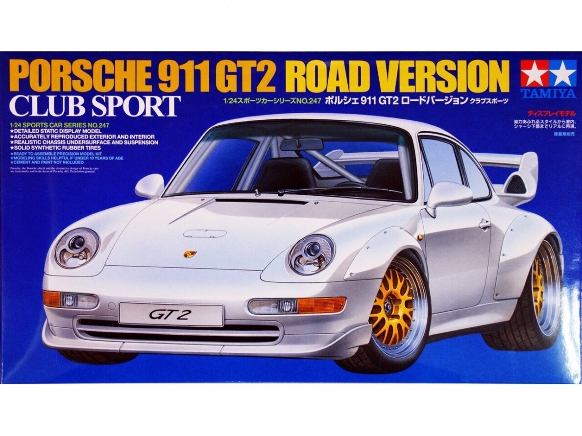 Tamiya - Porsche 911 GT2 Road Version, 1/24, 24247 Tamiya - Porsche 911 GT2 Road Version, 1/24, 24247
