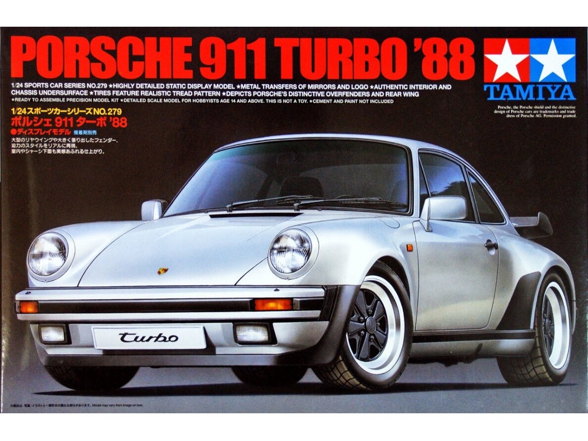 Tamiya - Porsche 911 Turbo`88, 1/24, 24279 Tamiya - Porsche 911 Turbo`88, 1/24, 24279