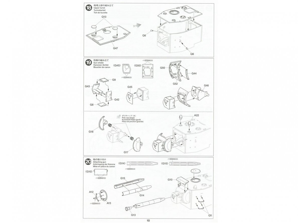 Tamiya - Russian Heavy Tank KV-2, 1/35, 35375 23 Tamiya - Russian Heavy Tank KV-2, 1/35, 35375 23