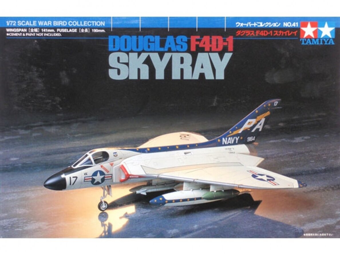 Tamiya - Douglas F4D-1 Skyray, 1/72, 60741 Tamiya - Douglas F4D-1 Skyray, 1/72, 60741