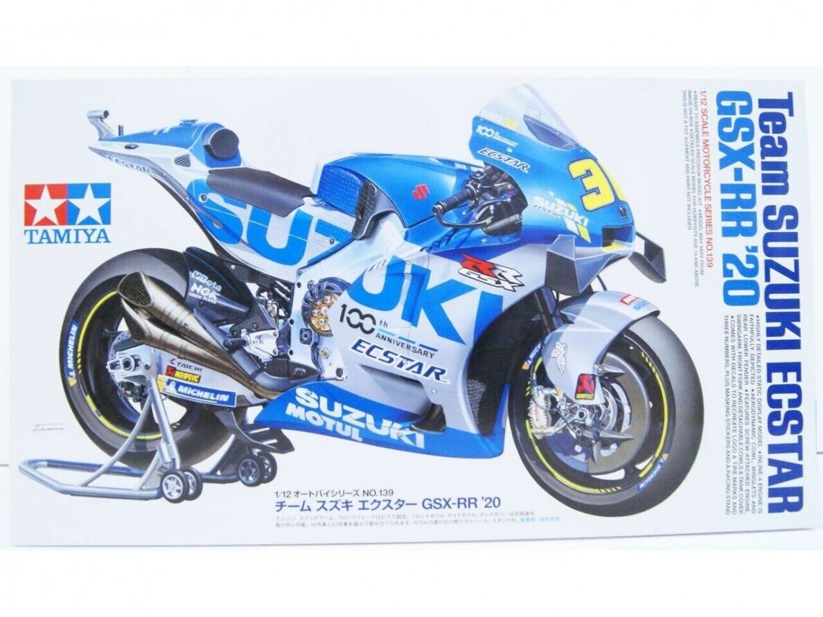 Tamiya - Suzuki GSX-RR MotoGP 2020, 1/12, 14139 Tamiya - Suzuki GSX-RR MotoGP 2020, 1/12, 14139