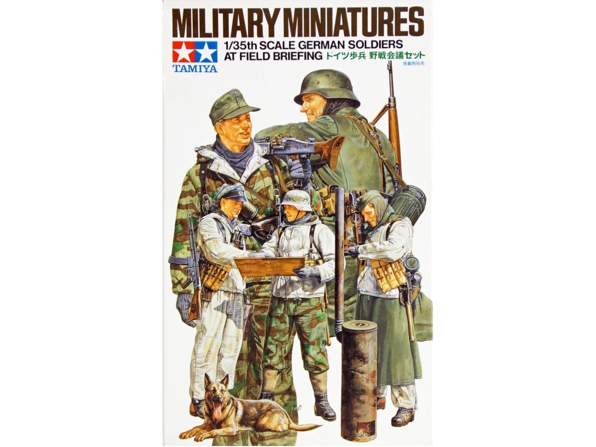 Tamiya - German Soldiers at Field Briefing, 1/35, 35212 Tamiya - German Soldiers at Field Briefing, 1/35, 35212