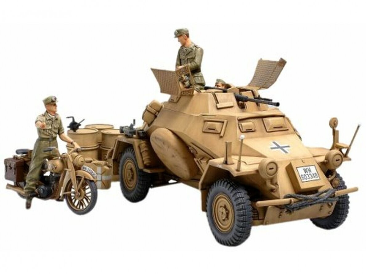 Tamiya - Sd.Kfz. 222 Leichter Panzerspähwagen 4x4 Afrika-Korps, 1/35, 35286 1 Tamiya - Sd.Kfz. 222 Leichter Panzerspähwagen 4x4 Afrika-Korps, 1/35, 35286 1