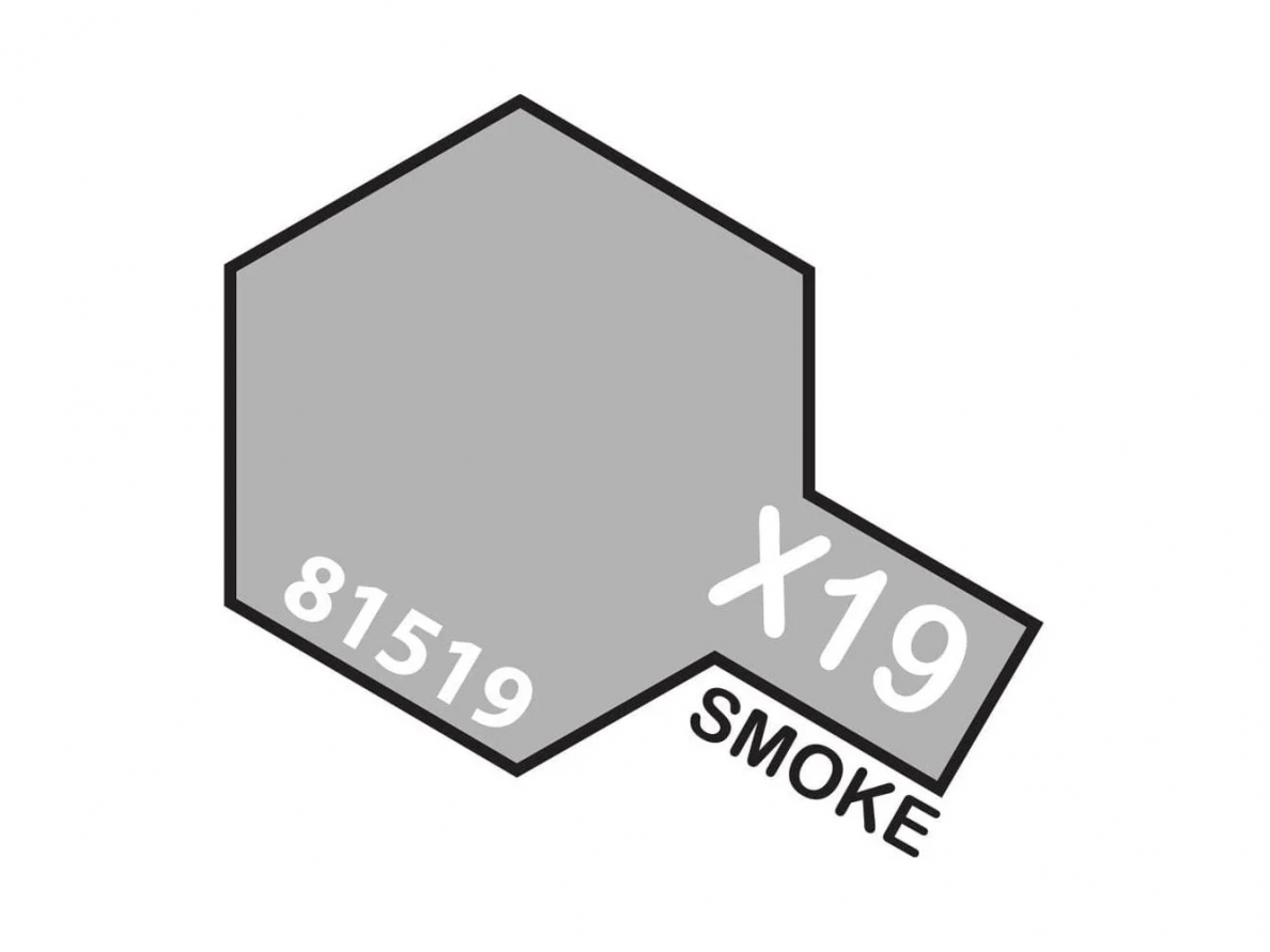 Tamiya - X-19 Smoke, 10ml Tamiya - X-19 Smoke, 10ml