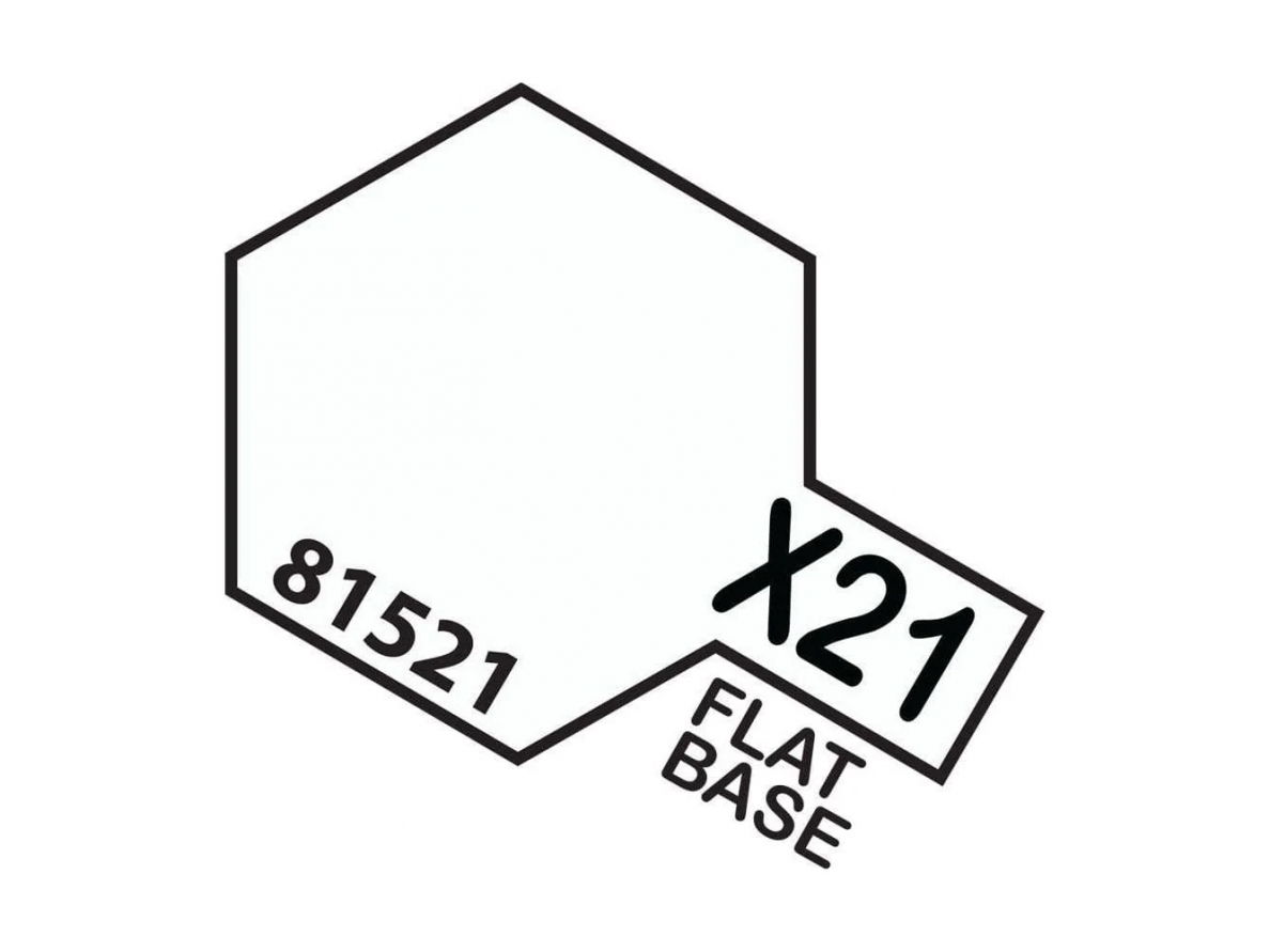 Tamiya - X-21 Flat base, 10ml Tamiya - X-21 Flat base, 10ml