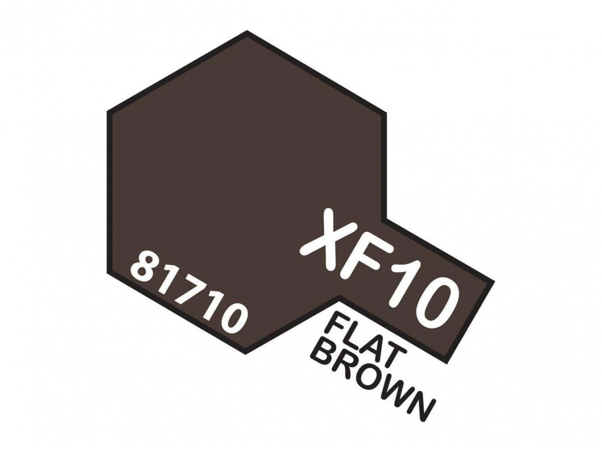 Tamiya - XF-10 Flat brown akriliniai dažai, 10ml Tamiya - XF-10 Flat brown akriliniai dažai, 10ml