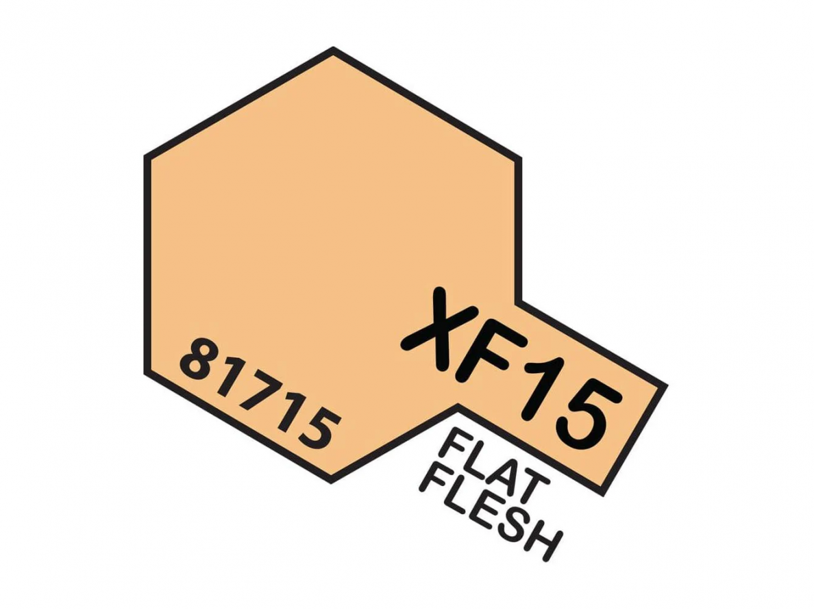 Tamiya - XF-15 Flat flesh akriliniai dažai, 10ml Tamiya - XF-15 Flat flesh akriliniai dažai, 10ml